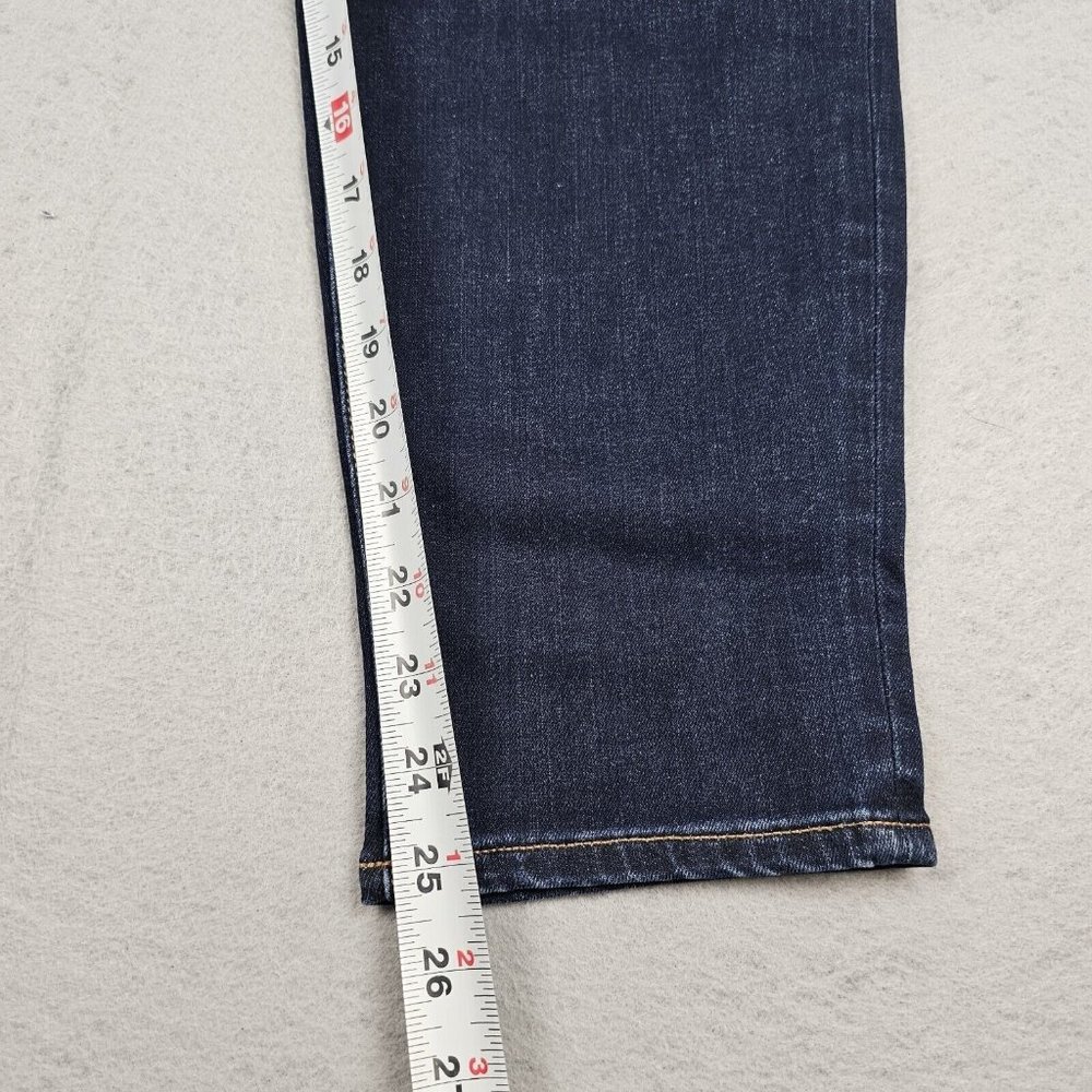 Madewell Women's Size W 36 Jeans Plus 9" High Rise Skinny Dark Wash Denim - Picture 8 of 8